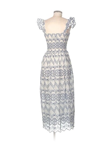 xl Beden Vintage Love Uzun Elbise %70 İndirimli.