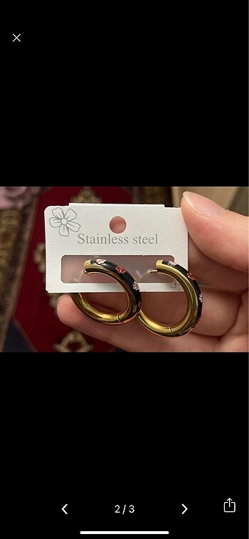 Çelik küpe - Görsel 2