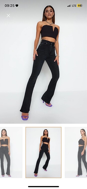 Trendyol & Milla Flare kot pantolon