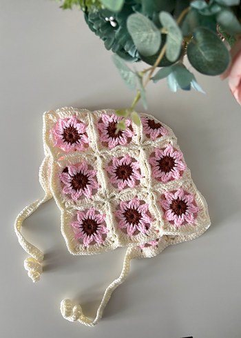 Çiçek Desenli bandana