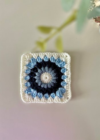  El Örgüsü Bohem Kare Motif