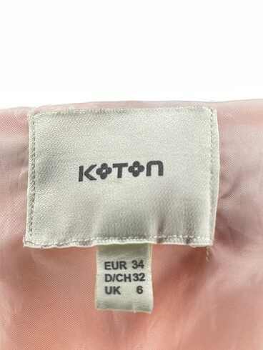 34 Beden pembe Renk Koton Mont %70 İndirimli.