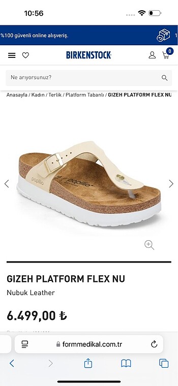 Birkenstock gizeh kadın terlik