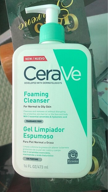 Cerave köpüklü sabun