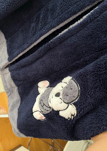 Bayan peluş sabahlık - Görsel 3