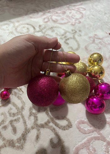 Renkli Yılbaşı Süs Topları Seti - Görsel 6