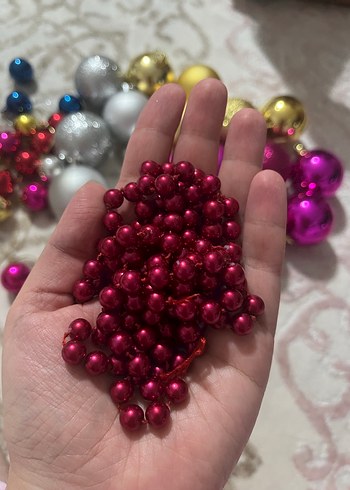 Renkli Yılbaşı Süs Topları Seti - Görsel 11