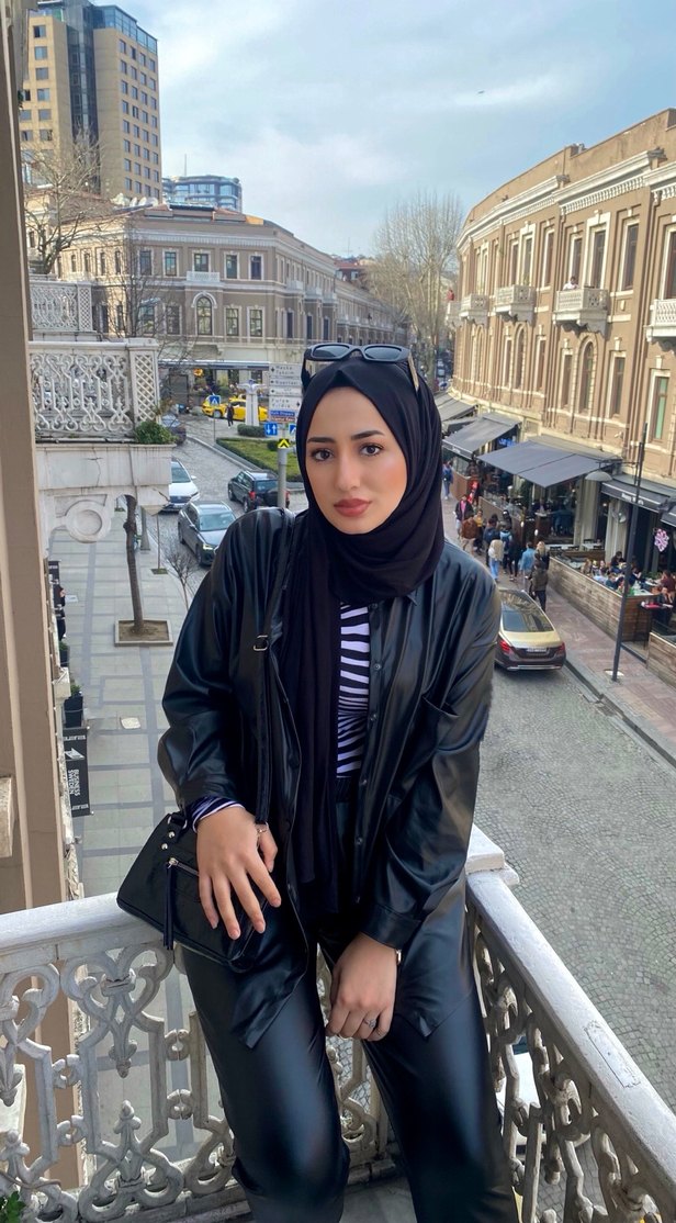 Deri siyah gömlek - Görsel 4