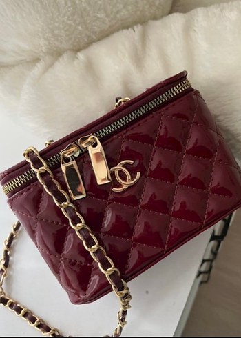 Bordo Deri Kadın Çanta - Parisian Şıklığı - Görsel 2