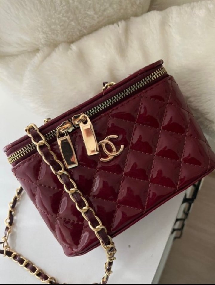 Bordo Deri Kadın Çanta - Parisian Şıklığı - Görsel 2