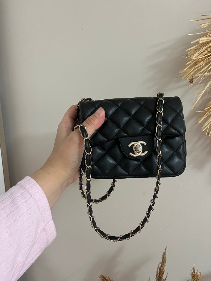 Channel siyah canta - Görsel 2