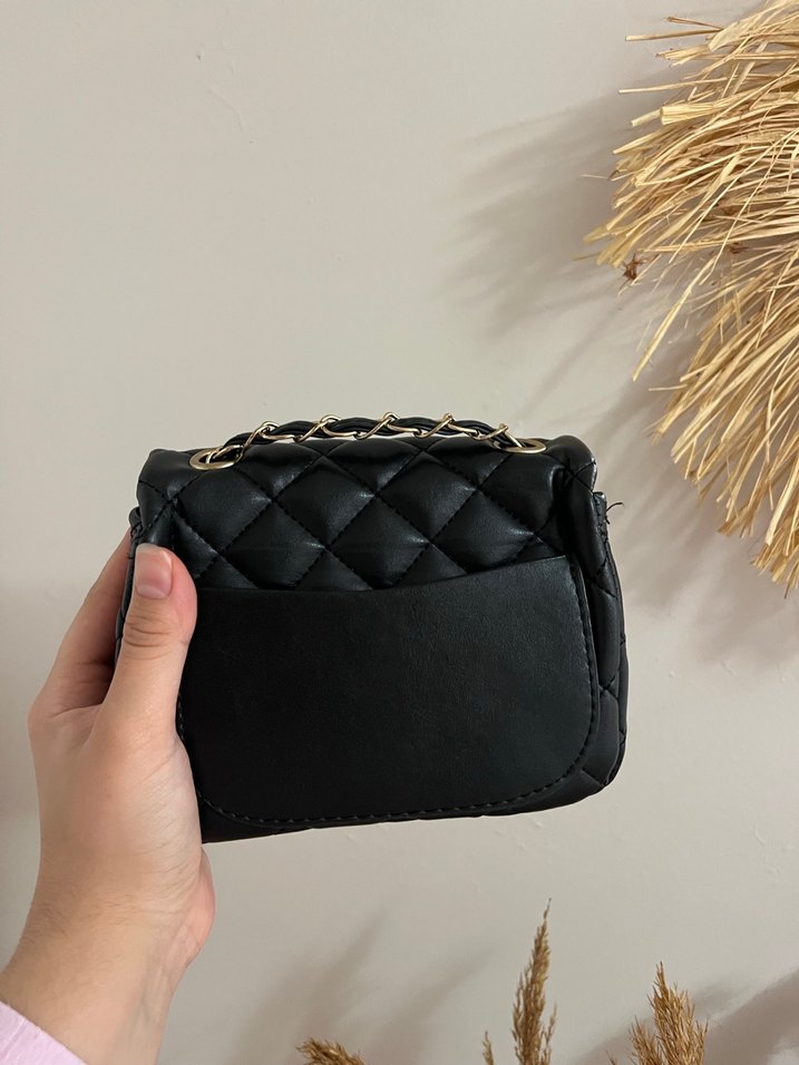 Channel siyah canta - Görsel 4