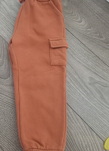 2 Yaş Beden turuncu Renk Eşofman altı ve tarz sweat