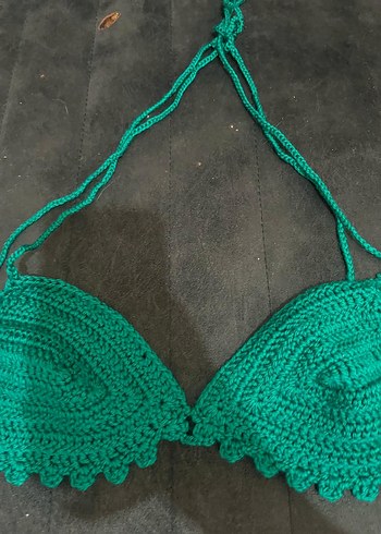 Penti Turkuaz Örgü İp Askılı Bikini Üstü