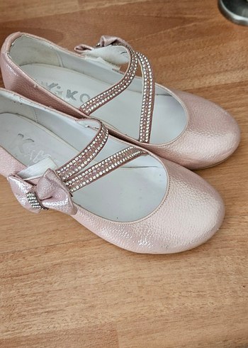 Kız Çocuk Pembe Tokalı Babet kiko kids 31 no - Görsel 4