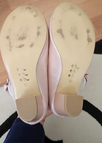 Kız Çocuk Pembe Tokalı Babet kiko kids 31 no - Görsel 3