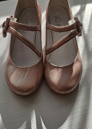 Kız Çocuk Pembe Tokalı Babet kiko kids 31 no - Görsel 2