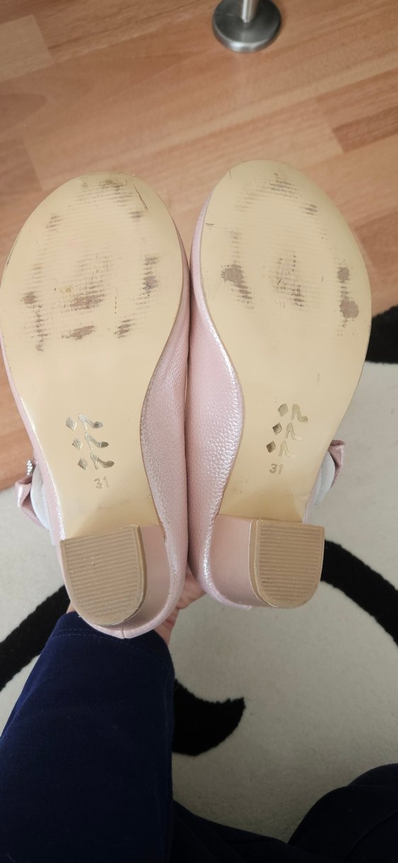 Kız Çocuk Pembe Tokalı Babet kiko kids 31 no - Görsel 3