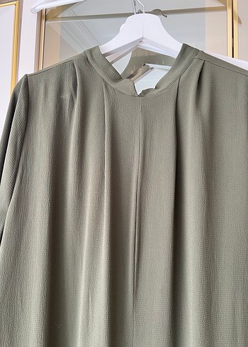 Diger Kadın Haki Uzun Keten tulum - Görsel 2