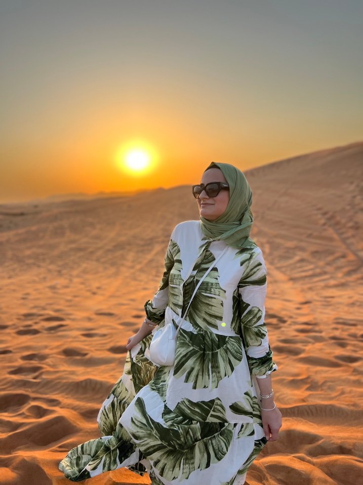 Bohem Uzun Kol Elbise - Görsel 2