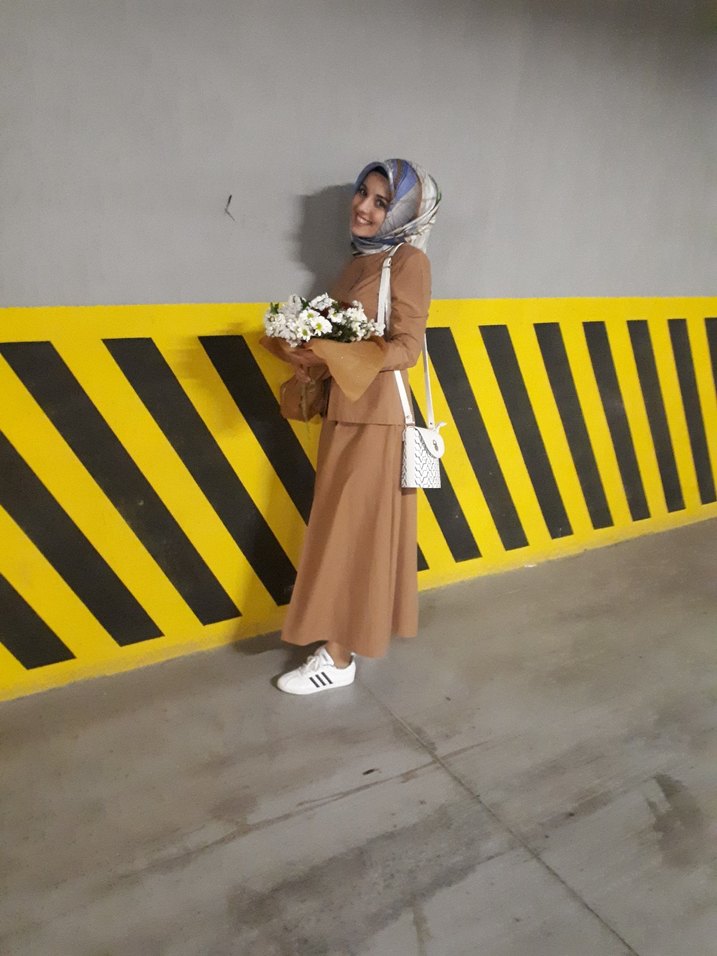 Camel Renkli Kemerli Uzun Elbise - Görsel 2