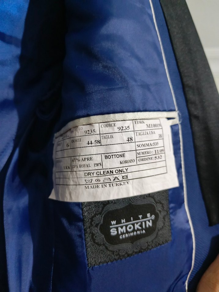 Kemerli Koyu Mavi Erkek Damatlık - Görsel 3