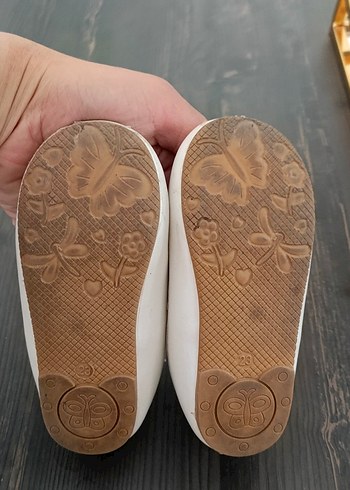 Kız Çocuk Beyaz Babet Ayakkabı - Görsel 2