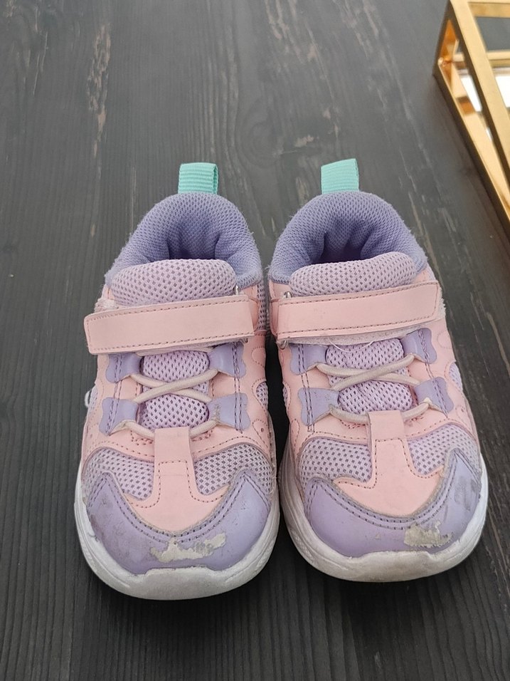 Kız Çocuk Pembe Yılan Desenli Spor Ayakkabı - Görsel 2