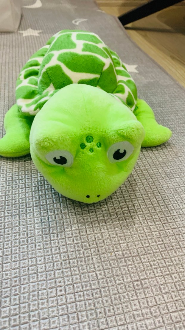 Yeşil Renkli Peluş Kurbağa Oyuncak - Görsel 3