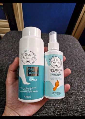 Bee Beauty Ayak Pudrası ve Spreyi Seti