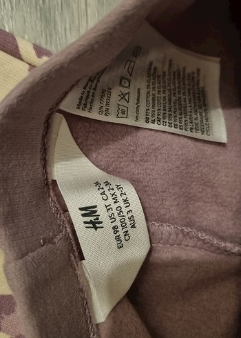 3 Yaş Beden Zara marka Uzun Kollu Bebek Kız Takımı