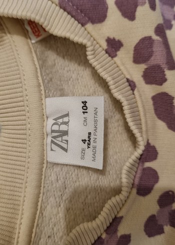 Zara Zara marka Uzun Kollu Bebek Kız Takımı