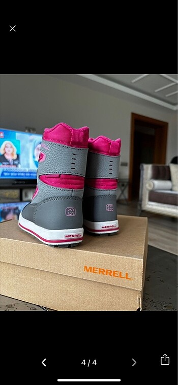 28 Beden pembe Renk Merrell bot