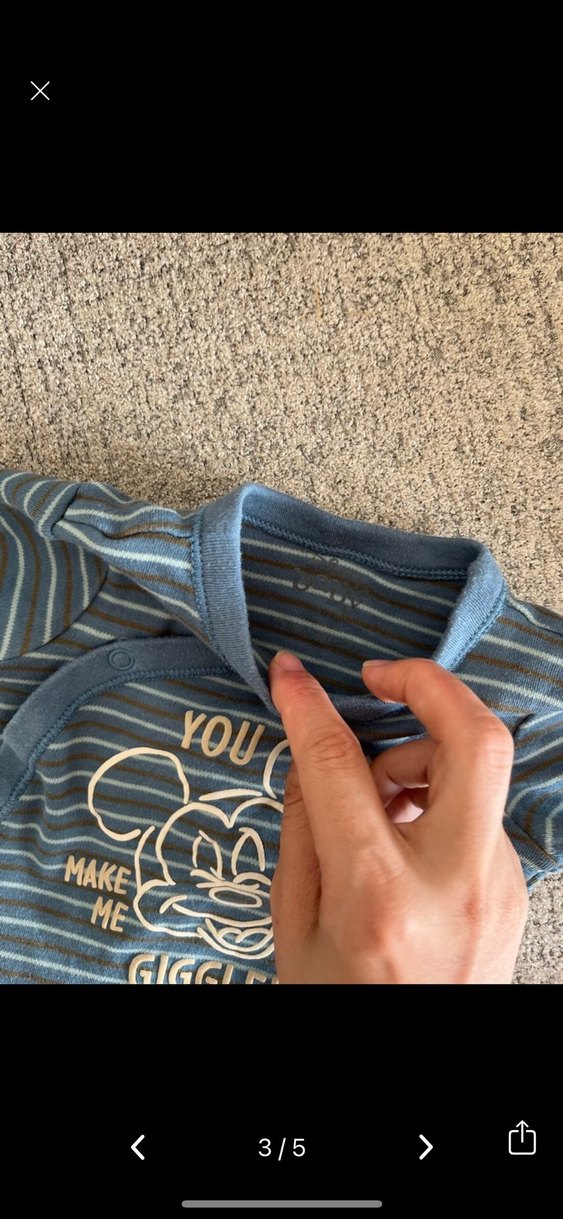 Erkek bebek Disney Body - Görsel 3