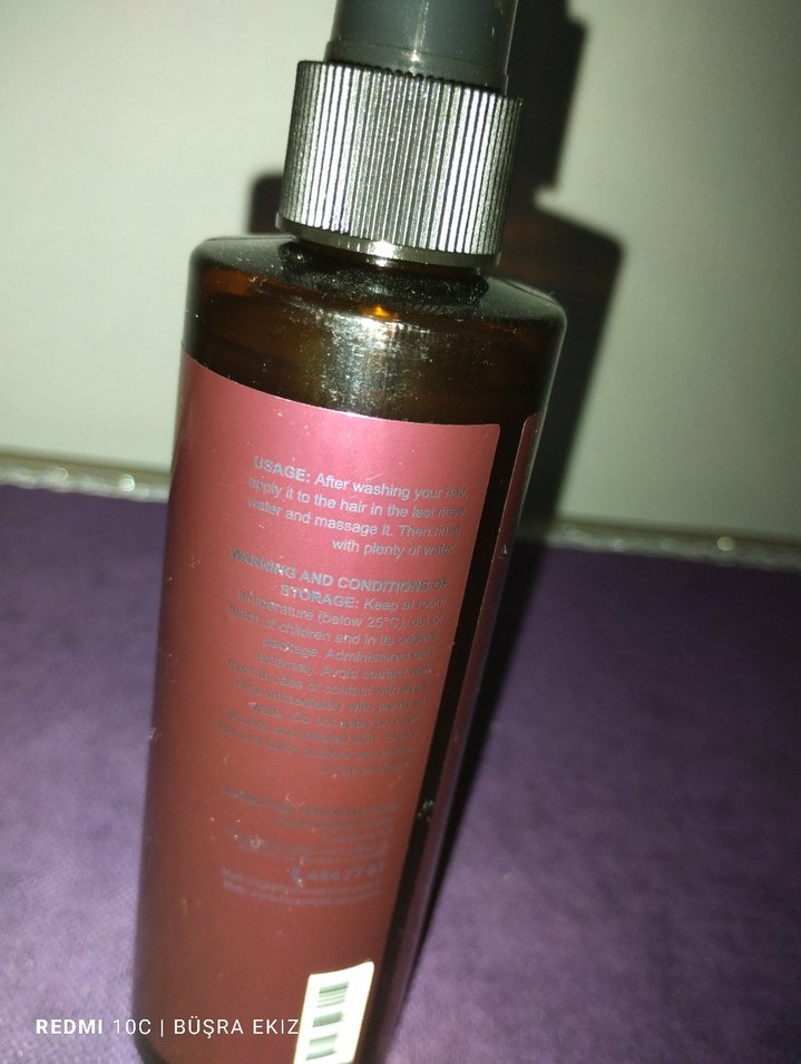 Hornn Üzüm Sirkesi Tonik Sprey - Görsel 3