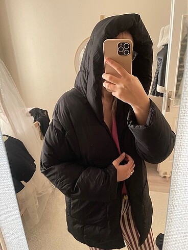 Diğer Siyah şişme mont