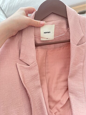 36 Beden Pudra blazer ceket