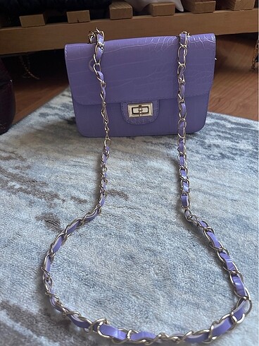 Lila çapraz çanta - Görsel 2