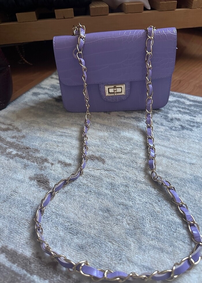 Lila çapraz çanta - Görsel 2