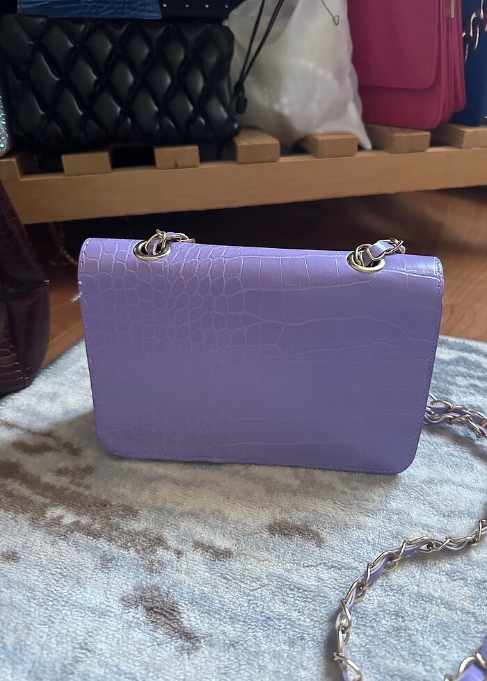 Lila çapraz çanta - Görsel 3