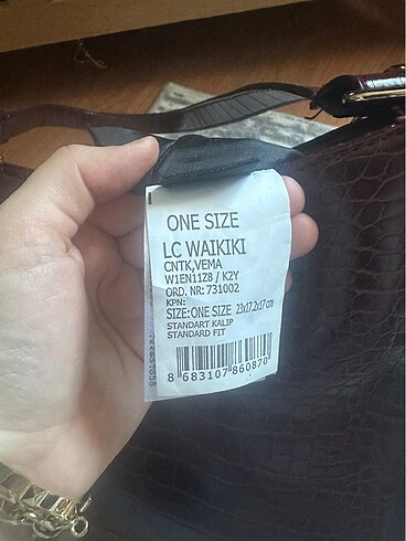 Bordo kol çantası - Görsel 3