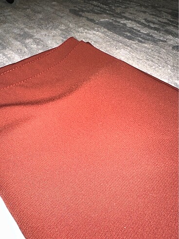 Lacivert siyah ve kiremit şal - Görsel 4