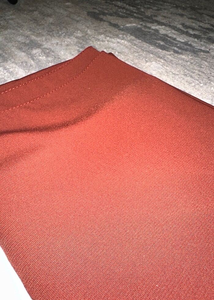 Lacivert siyah ve kiremit şal - Görsel 4