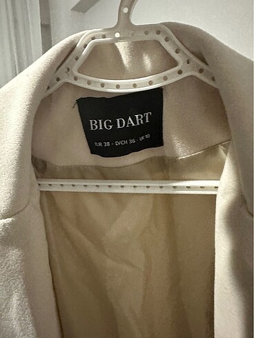 Krem taş rengi kaşe kaban - Görsel 4