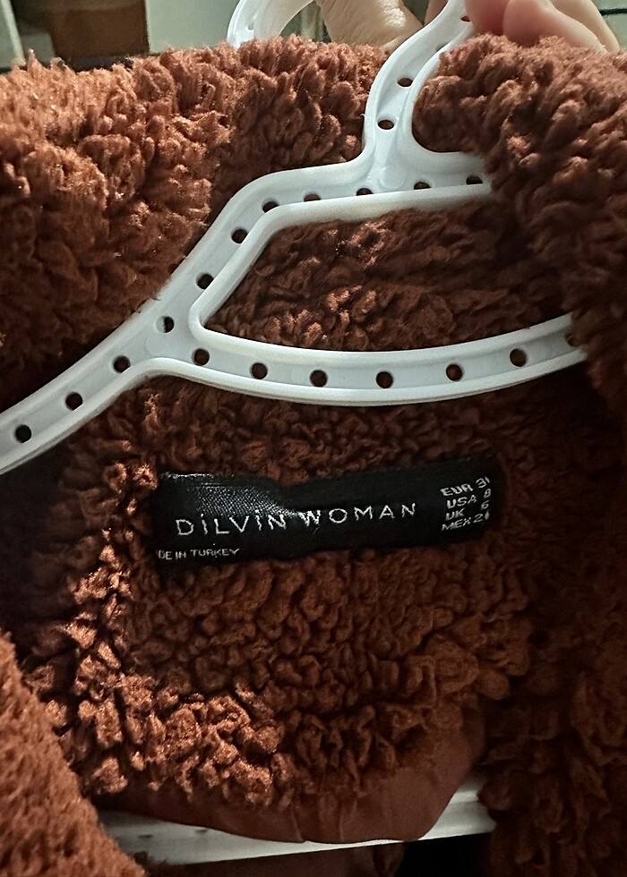 Dilvin peluş mont - Görsel 4