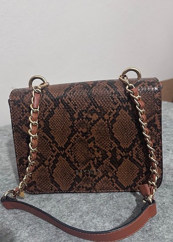 Beymen marka Yılan Desenli Deri Çanta - Görsel 3