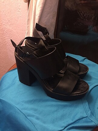37 Beden siyah Renk Siyah Topuklu Ayakkabı