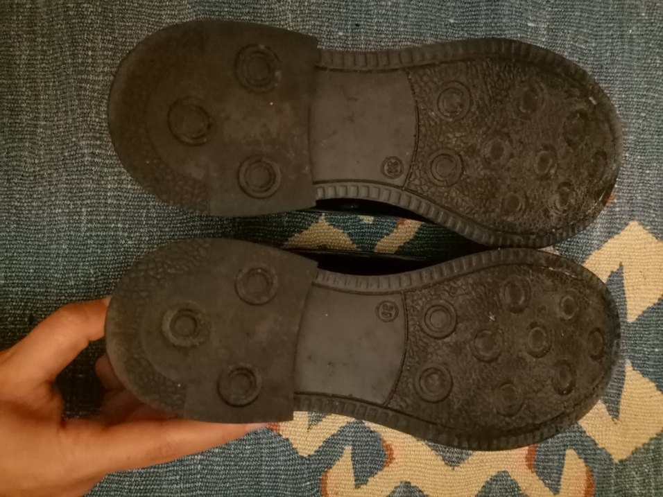 Siyah Hakiki Rugan Klasik Ayakkabı - Görsel 3