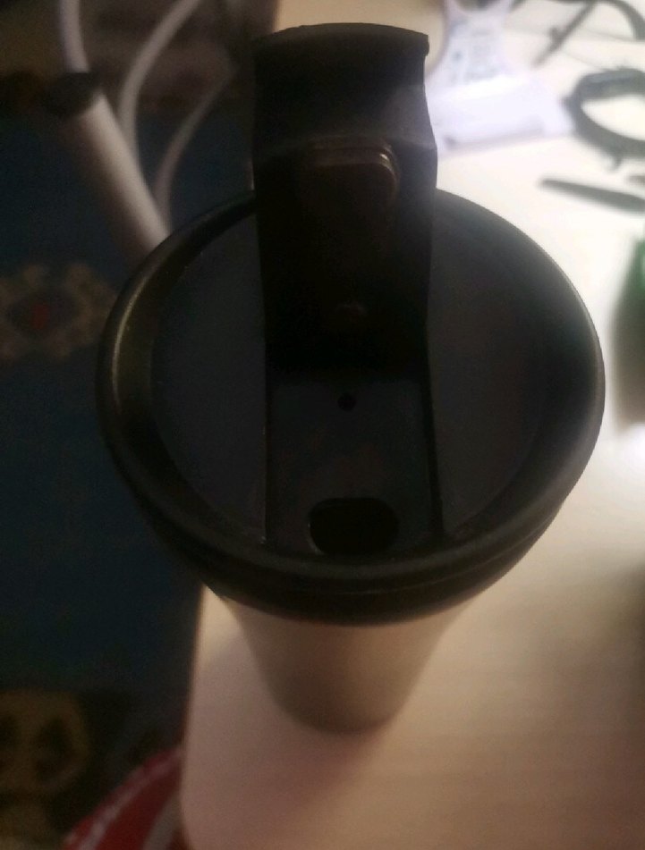 Siyah Logolu Termos Mug - Görsel 3