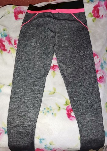 Gri Spor Kadın Tayt - Görsel 2